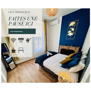  Appartement Chaleureux T2 Proche Gare